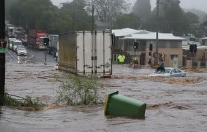 Technology could mean more effective warnings against flash flooding, like the kind that hit Toowoomba, Queensland in January 2011. Credit: KingBob.net