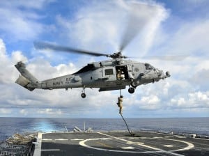 A non-toxic coating will reduce environmental and maintenance costs in Seahawk helicopters. Credit: US Navy