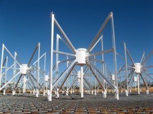 Teams from Australia, India and North America are collaborating to creat the Murchison Widefield Array Radio Telescope. Credit: David Herne, ICRAR