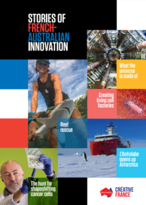 Magazine cover of Stories of French-Australian Innovation