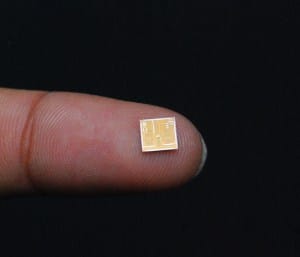 The CMOS chip at the heart of ROACH. Credit: Luan Ismahil, NICTA